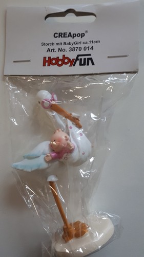 Geburt figur storch mit - mit, baby